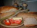 Bread baked using our wheat.